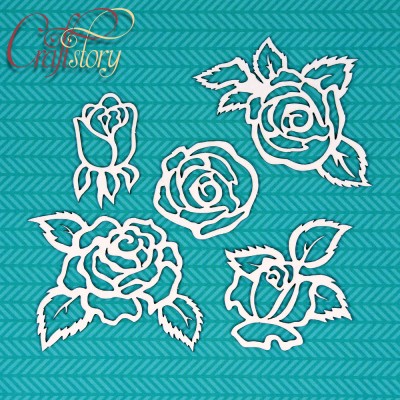 Chipboard Roses