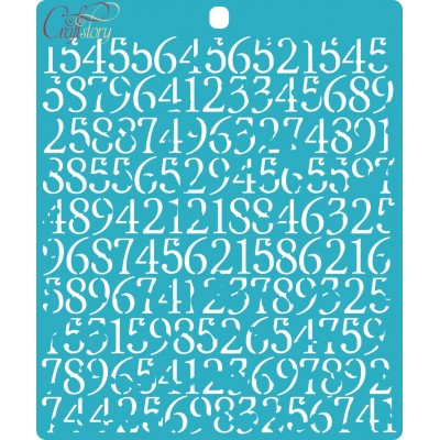 Stencil Background numbers
