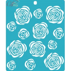 Stencil of Roses