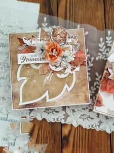 Ножи для вырубки скрапбукинг базовые Лист резной фото 4