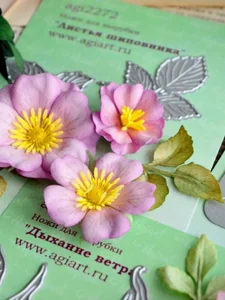Ножи для вырубки скрапбукинг Листья шиповника фото 4