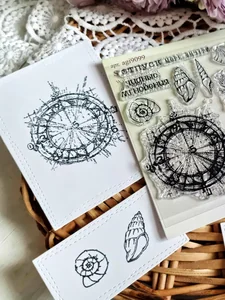 Штампы для скрапбукинга Море внутри фото 5