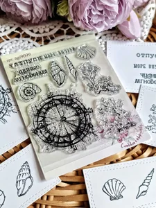 Штампы для скрапбукинга Море внутри фото 1