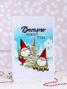Ножи для вырубки скрапбукинг бордюр Деревенька фото 5