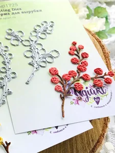 Ножи для вырубки скрапбукинг Весенняя мимоза фото 4