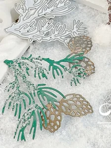 Ножи для вырубки скрапбукинг Хвойная ветка фото 3