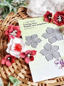 Ножи для вырубки скрапбукинг Гардения пятилепестковая фото 8
