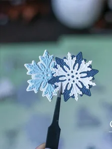 Ножи для вырубки скрапбукинг Снежинки сет №8 фото 5