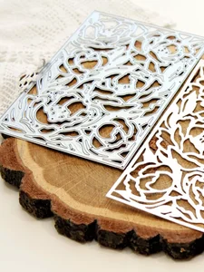 Ножи для вырубки скрапбукинг Пионы. фоновый фото 2