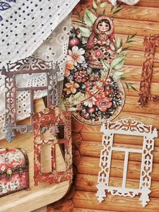 Ножи для вырубки скрапбукинг Деревенские окна фото 5