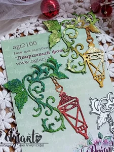 Нож для вырубки скрапбукинг Дворцовый фонарь фото 3
