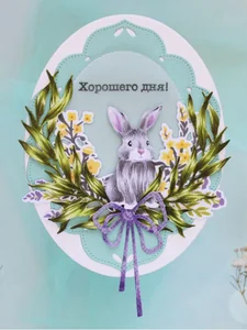 Ножи для вырубки скрапбукинг Пушистые кролики фото 3