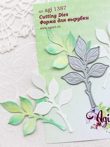 Ножи для вырубки скрапбукинг Ветка ясеня фото 1