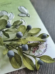 Ножи для вырубки скрапбукинг Листья черники фото 6