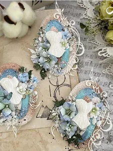Ножи для вырубки скрапбукинг Овалы с прострочкой фото 4