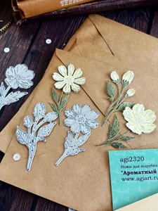 Ножи для вырубки скрапбукинг Ароматный букет фото 5