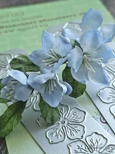 Ножи для вырубки скрапбукинг Мелкоцвет яблоневого цвета фото 5