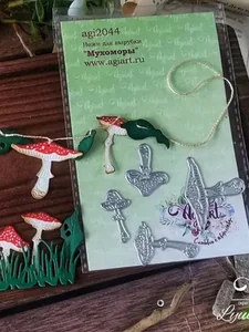Ножи для вырубки скрапбукинг Мухоморы фото 9
